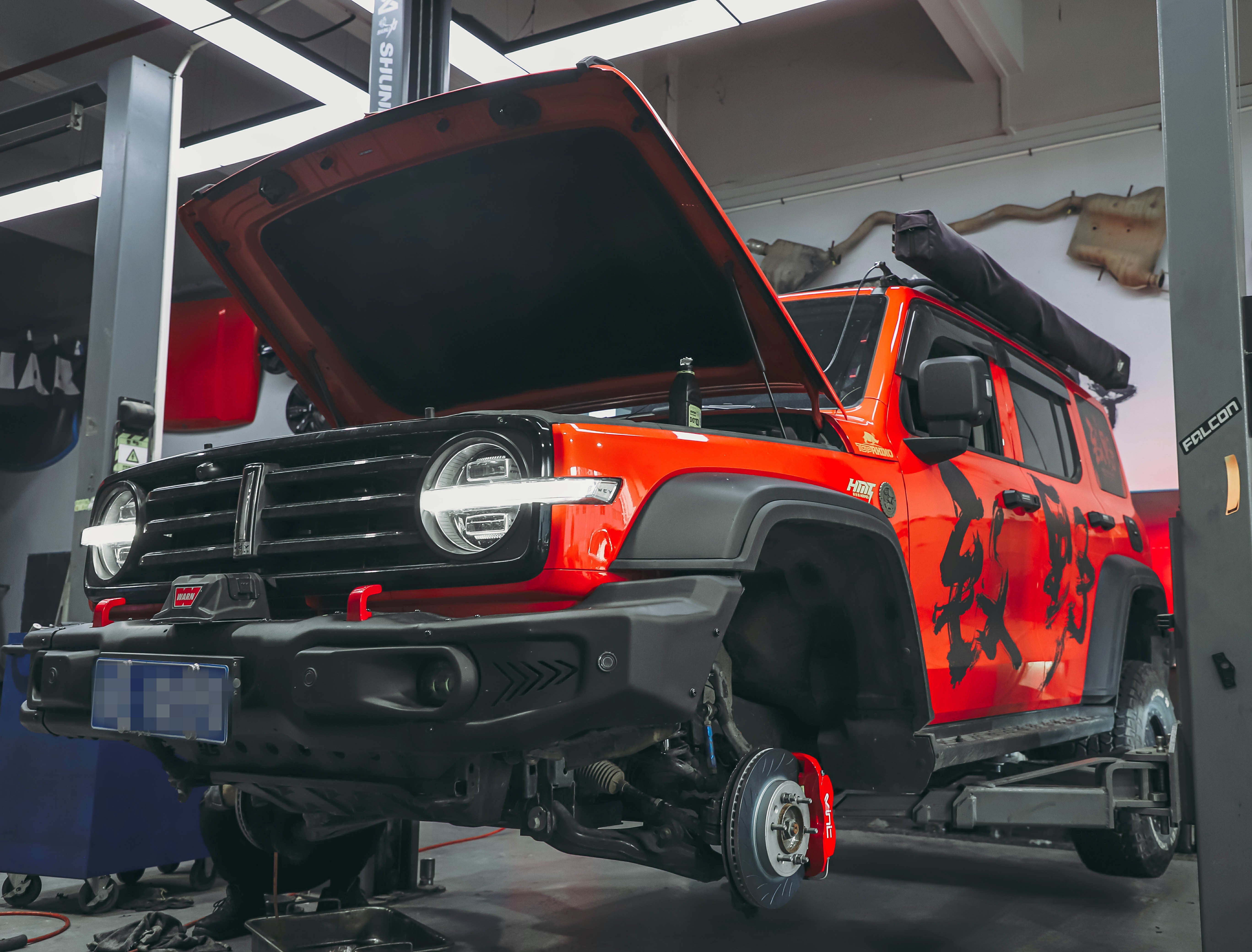 坦克300剎車改裝升級(jí)VINIC 306T專用腳套裝